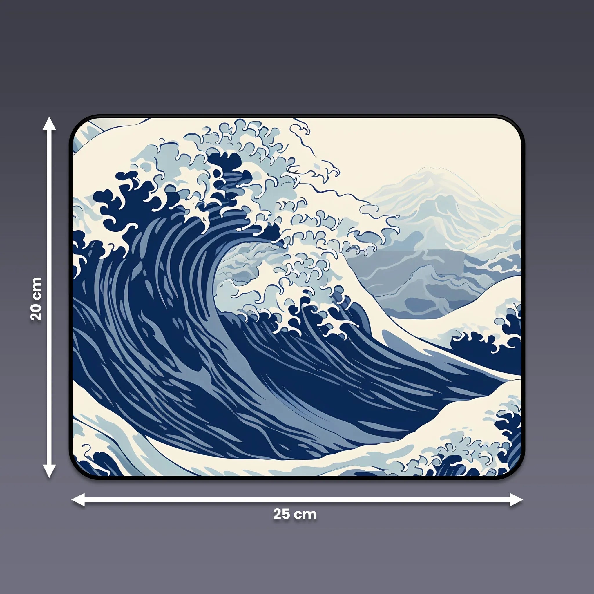 Mauspad "Hokusai Wave"