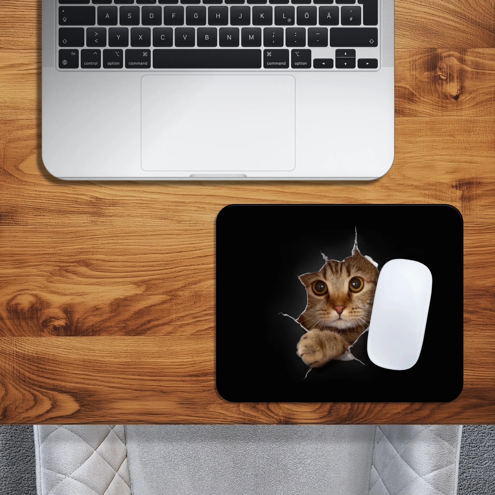 Mauspad "Hidden Cat"