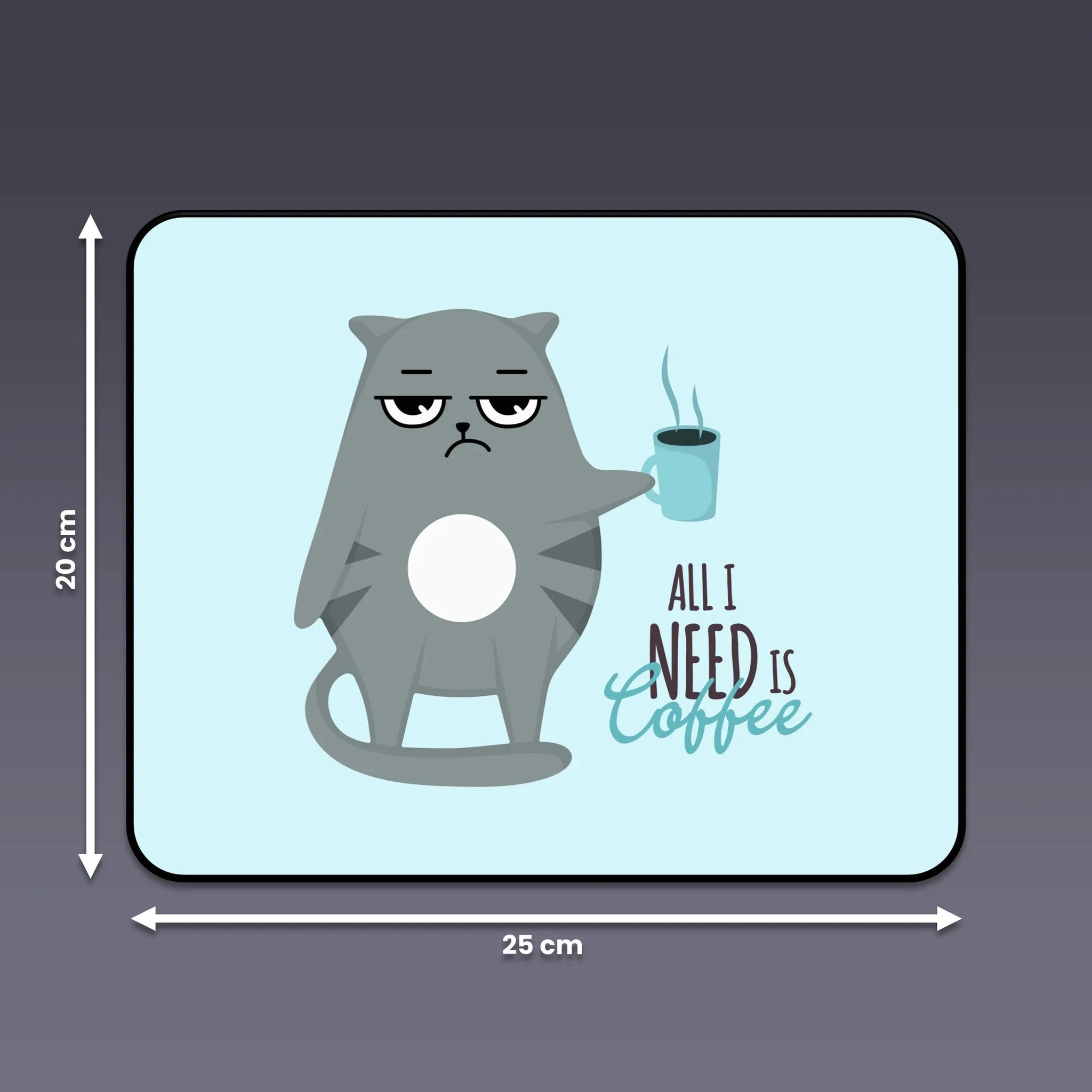 Mauspad "Coffee Cat"