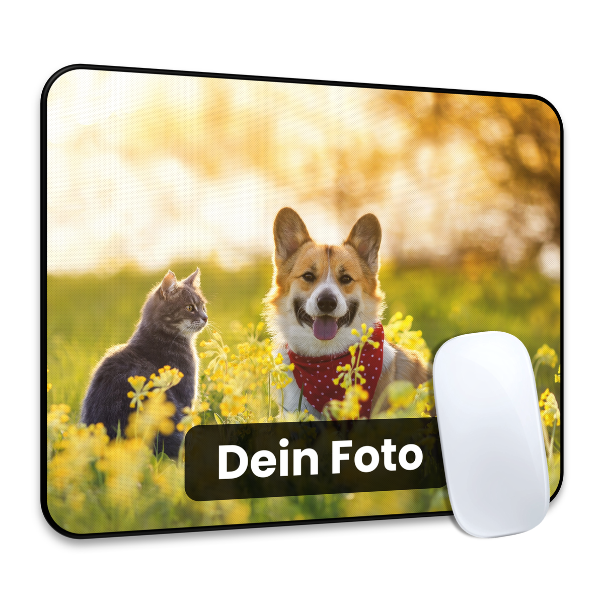 Personalisiertes Mauspad mit eigenem Bild, Foto oder Logo
