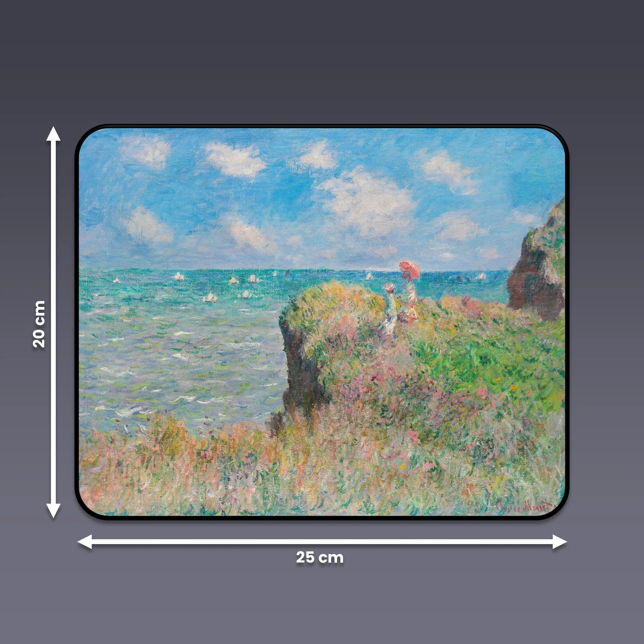 Mauspad "Monet Cliff"